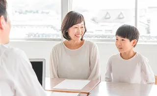 保護者面談の様子