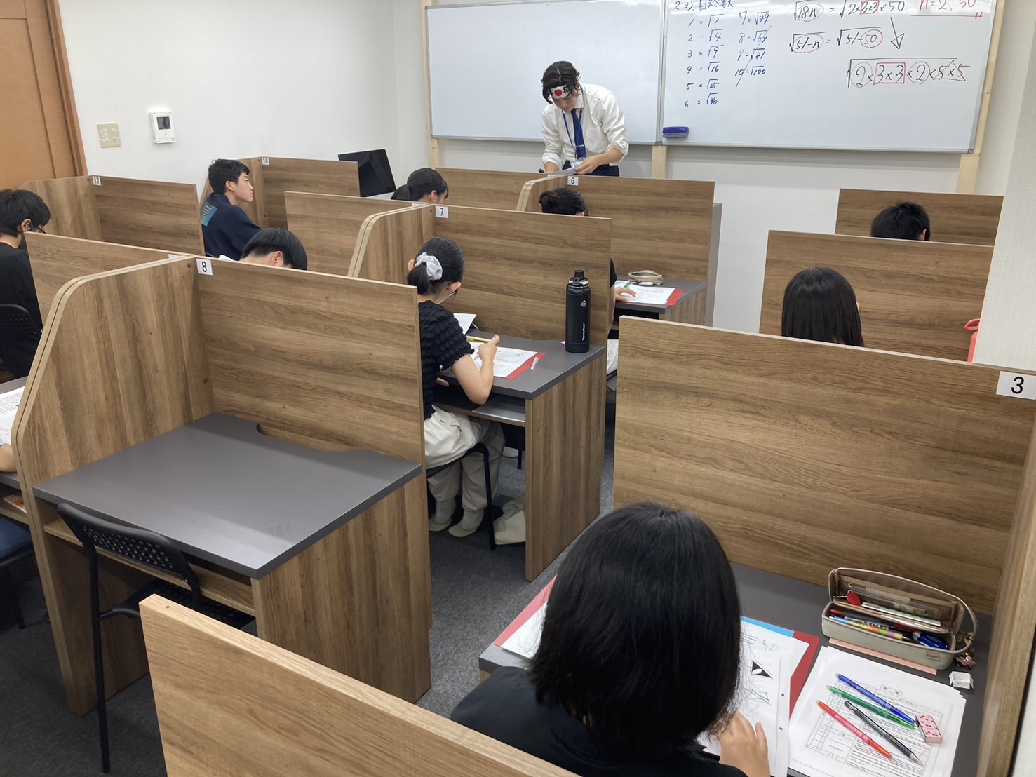 9/3～9/8)後期カリキュラムが始まりました！新規開校の瓦町校でも授業