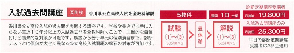 入試過去問講座